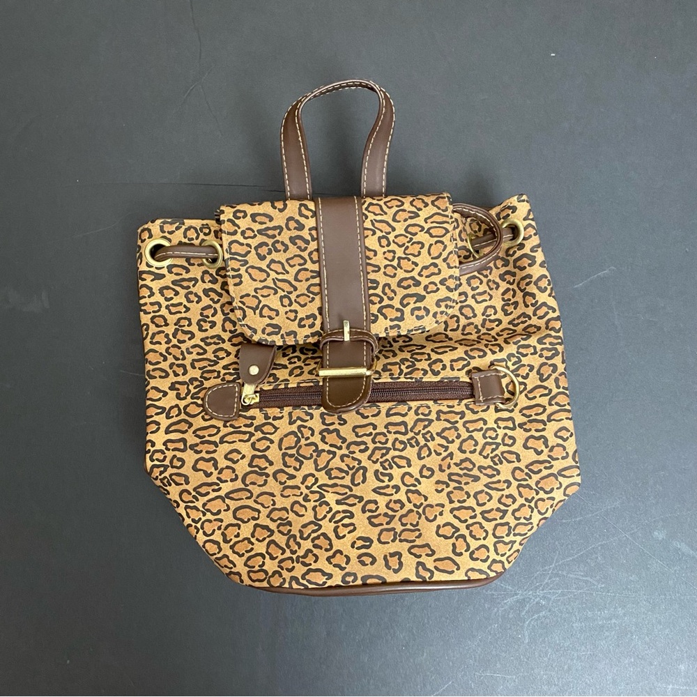 Dover Kidz Leopard Print Girl’s Backpack Bag Accessory Vintage Rare